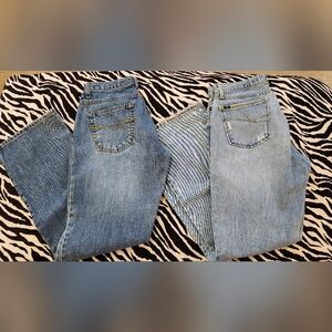 Cruel Girl Denim Jeans with Yellow Stitching